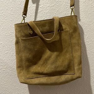 Madewell Small Transport Crossbody Bag Suede